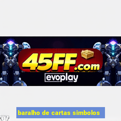 baralho de cartas simbolos
